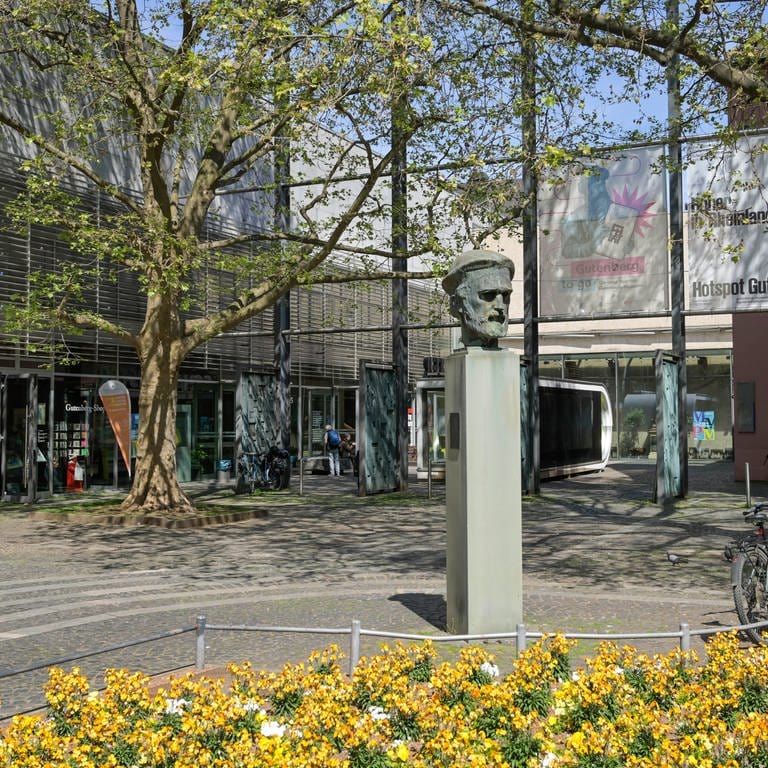 Das Gutenberg-Museum in Mainz vor dem Neubau.