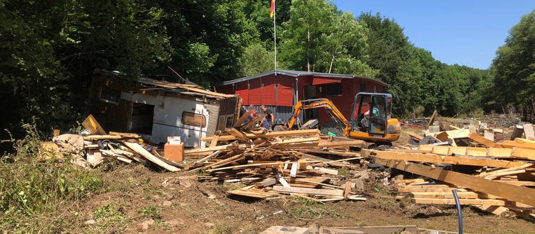 30 Häuser auf dem Campingplatz Irrel wurden einfach weggespült (Foto: SWR, Jana Hausmann)