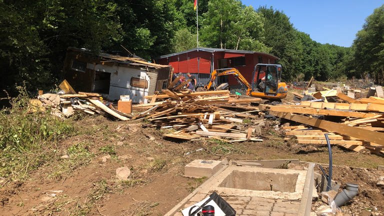 30 Häuser auf dem Campingplatz Irrel wurden einfach weggespült
