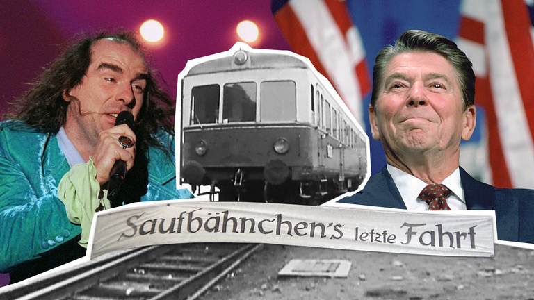 Bildmontage: Highlights der Region Trier aus 75 Jahren Rheinland-Pfalz (Foto: dpa Bildfunk, SWR, Katja Lenz / Ronald Reagan Presidential Libra)