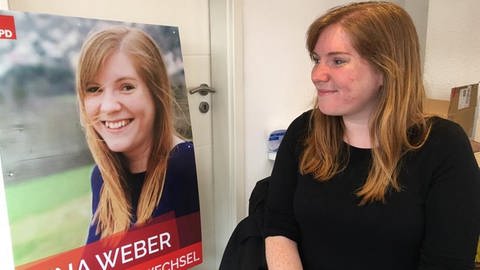 Die 28-jährige Lena Weber (SPD) ist in Hermeskeil zur Stadtbürgermeisterin gewählt worden (Foto: SWR, Jana Hausmann)