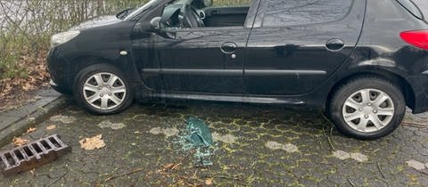 Unbekannte haben rund um die Universität Trier Autos beschädigt. An manchen schlugen sie Scheiben ein. (Foto: Polizei Trier)