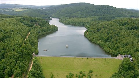 Der Talsperrenverband Nonnweiler verzeichnet ein steigendes Interesse an Wasser aus der Primstalsperre. Der Stausee versorgt auch angrenzende Hochwaldgemeinden mit. (Foto: SR)