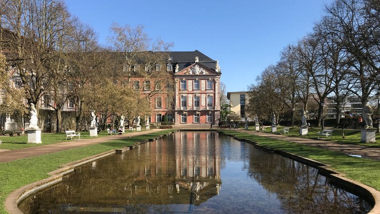 Der Teich im Palastgarten in Trier. (Foto: SWR, Sonja Schlacht)