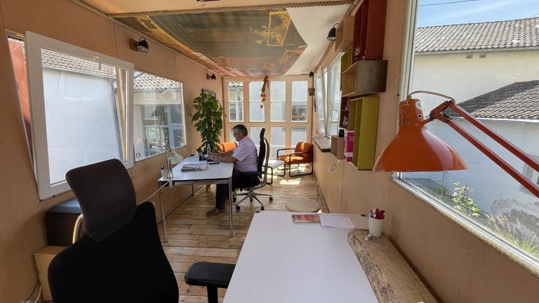 Container Coworking-Space Minheim (Foto: SWR)