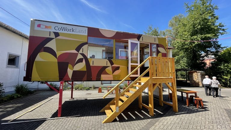 Coworking-Space Container in Minheim (Foto: SWR)