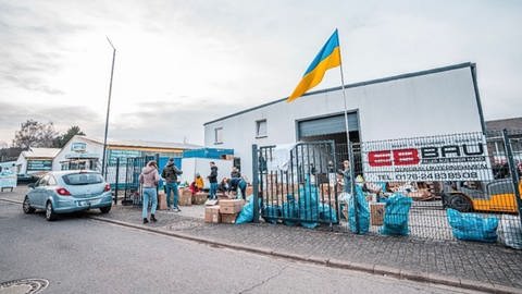 Hilfsaktion EBBau Konz-Könen für Menschen in der Ukraine (Foto: Emrah Bayinder)