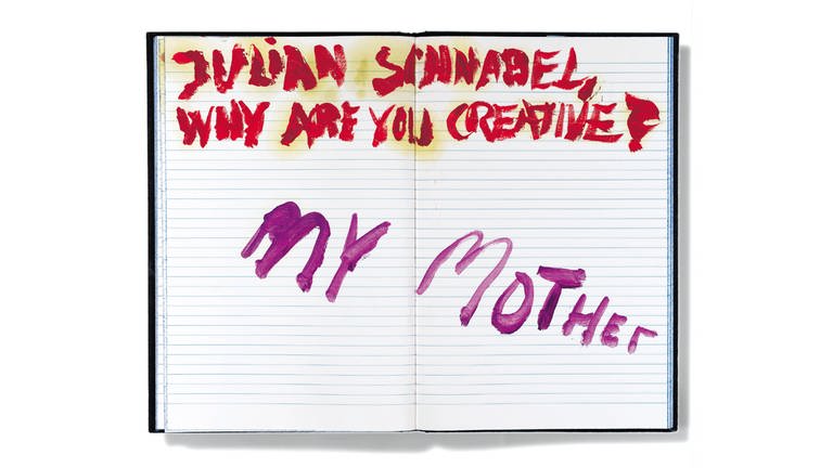 So antwortete Julian Schnabel, US-amerikanischer Maler und Filmregisseur, auf die Frage, warum er kreativ ist. (Foto: Sammlung Hermann Vaske)