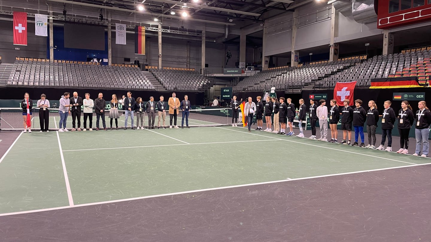 Ballkinder beim Davis Cup in Trier (Foto: SWR)