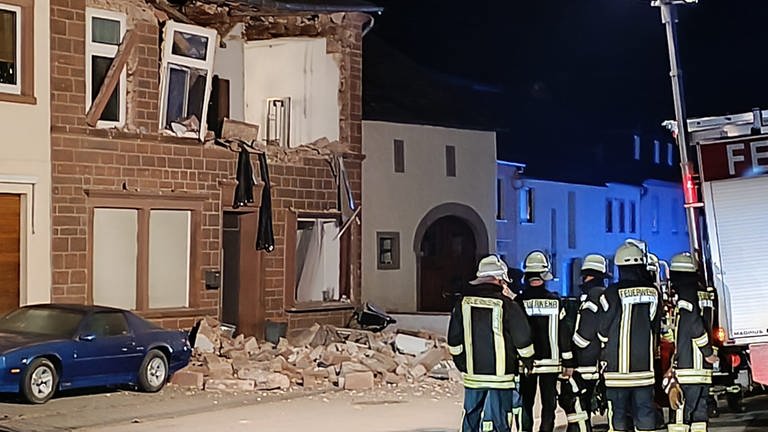 In Spangdahlem in der Eifel ist ein Haus explodiert