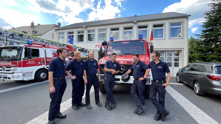 Freiwillige Feuerwehr Trier-Pfalzel. (Foto: SWR, Claudia Krell)