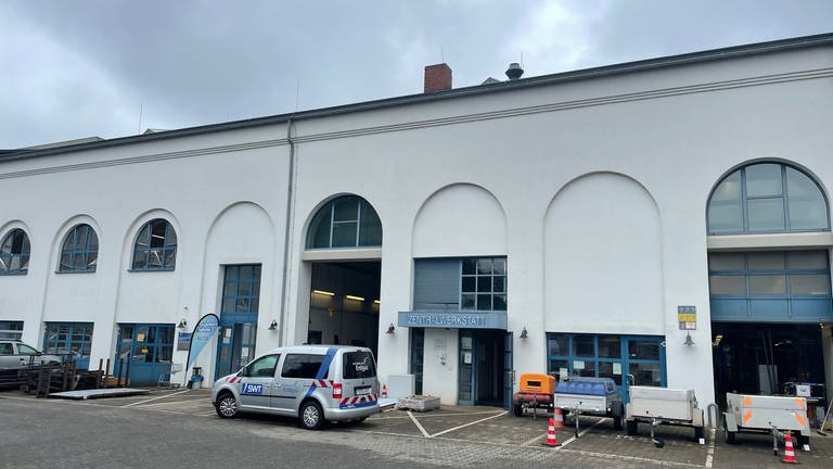 Zentralwerkstatt auf dem SWT-Gelände in Trier. (Foto: SWR)