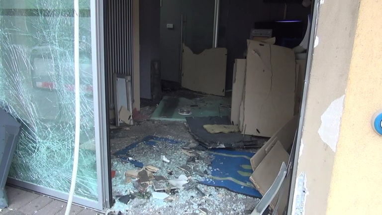 zerstörter Geldautomat (Foto: SWR, Winkler TV)