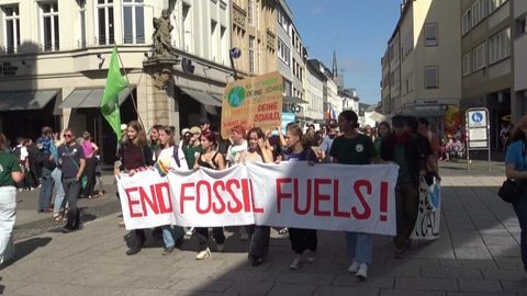 Klima-Demonstration in Trier