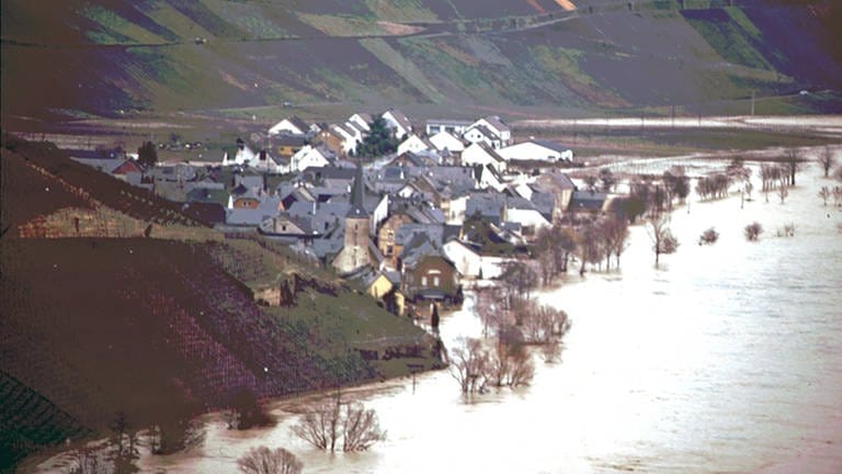 Jahrhunderthochwasser 1993 in Kesten an der Mosel