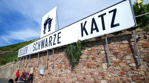 Die Weinlage "Zeller Schwarze Katz" soll wegen des neuen deutschen Weingesetzes umbenannt werden. Die Stadt Zell will sich mit einer Klage gegen die Namensänderung wehren. (Foto: Phillip Bohn)