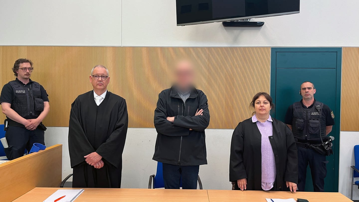 Der Angeklagte erhält sein Urteil beim Revisions-Prozess zur Amokfahrt in Trier (Foto: SWR)
