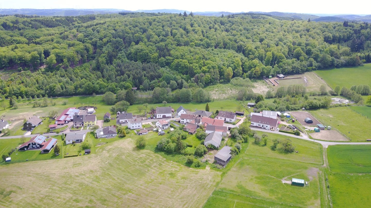 Meckenbach (Landkreis Birkenfeld) von oben. (Foto: Ortsgemeinde Meckenbach)