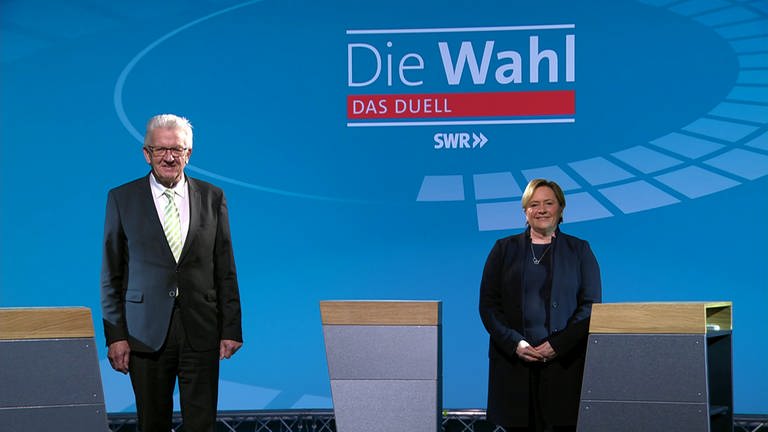 Wienfried Kretschmann und Susanne Eisenmann (Foto: SWR)