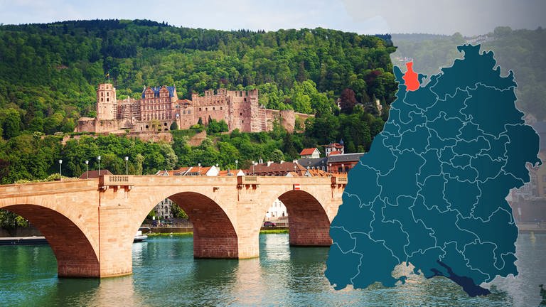 Symbolbild Wahlkreis 274 Heidelberg Bundestagswahl 2021 in Baden-Württemberg