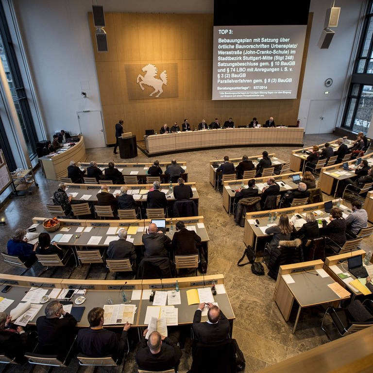 Gemeinderatssitzung des Stuttgarter Gemeinderats. (Foto: IMAGO, Lichtgut)