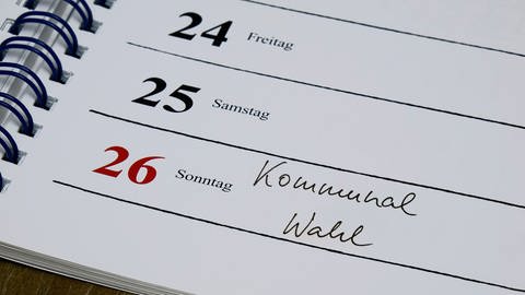 Eintrag in einem Terminkalender (Montage) (Foto: picture-alliance / Reportdienste, SWR, Picture Alliance)