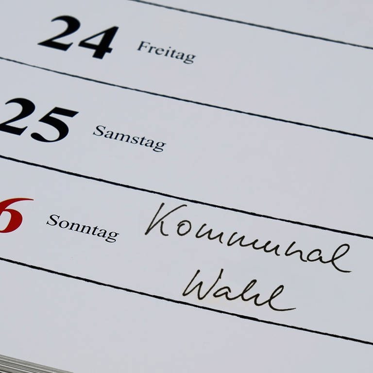 Eintrag in einem Terminkalender (Montage) (Foto: picture-alliance / Reportdienste, SWR, Picture Alliance)