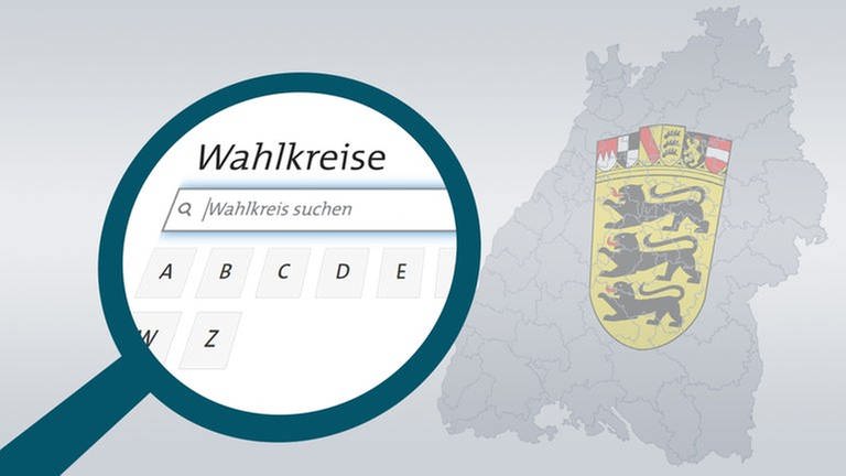 Ergbnisse der 70 Wahlkreise bei der Landtagswahl 2021 in Baden-Württemberg (Symbolbild)