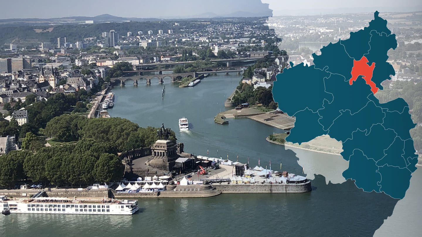 Koblenz Deutsches Eck (Foto: Tourismus Datenbank RLP)