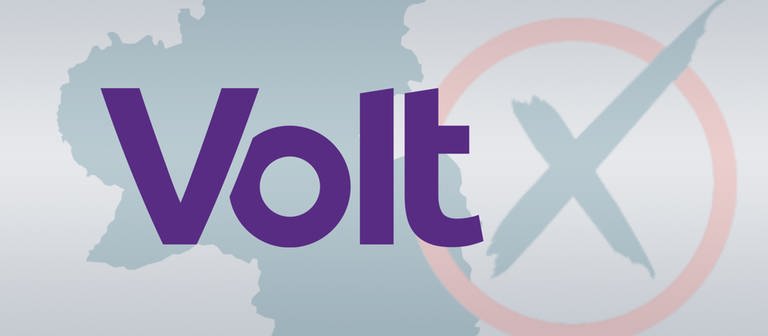 Logo von Volt, die bei der Landtagswahl 2021 in Rheinland-Pfalz antreten (Foto: SWR)