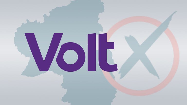 Logo von Volt, die bei der Landtagswahl 2021 in Rheinland-Pfalz antreten (Foto: SWR)