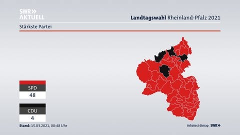 Wahlkreiskarte Rheinland-Pfalz