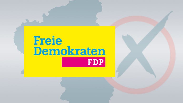 Logo der FDP, die sich zur Landtagswahl 2021 in Rheinland-Pfalz stellt