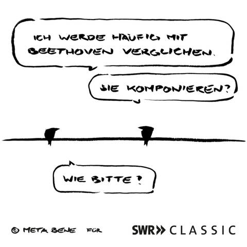 Meta Benes Cartoon für SWR Classic (Foto: SWR, SWR Classic / Meta Bene)