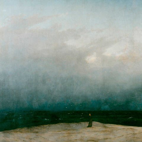 Der Mönch am Meer, Gemälde von Caspar David Friedrich,  Öl auf Leinwand,  Jahr 1808,  Nationalgalerie Berlin (Foto: picture-alliance / Reportdienste, Picture Alliance)