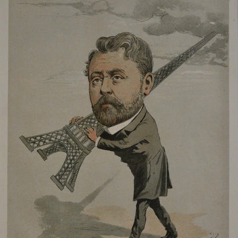 Gustave Eiffel (From: Les Hommes du siècle). Private Collection. (© Fine Art ImagesHeritage Images) (Foto: picture-alliance / Reportdienste, picture alliance / © Fine Art Images/Heritage Imag | © Fine Art Images/Heritage Images)
