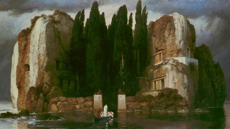 Die Toteninsel 1886, Arnold Böcklin