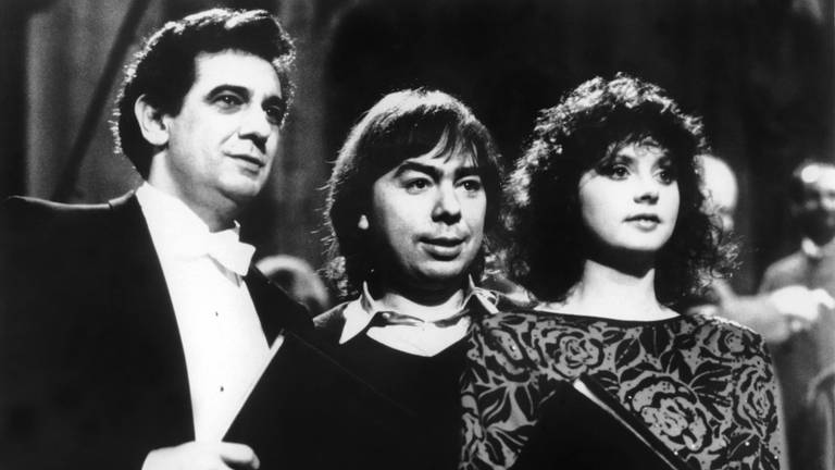 Placido Domingo, Andrew Lloyd Webber, Sarah Brightman: „Requiem Mass“ (1985) (Foto: IMAGO, Everett Collection)