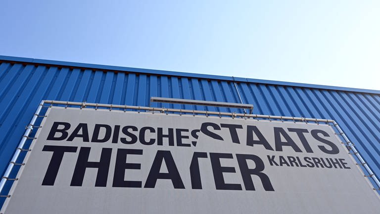 Aufnahme des Interimsbaus vom Staatstheater Karlsruhe