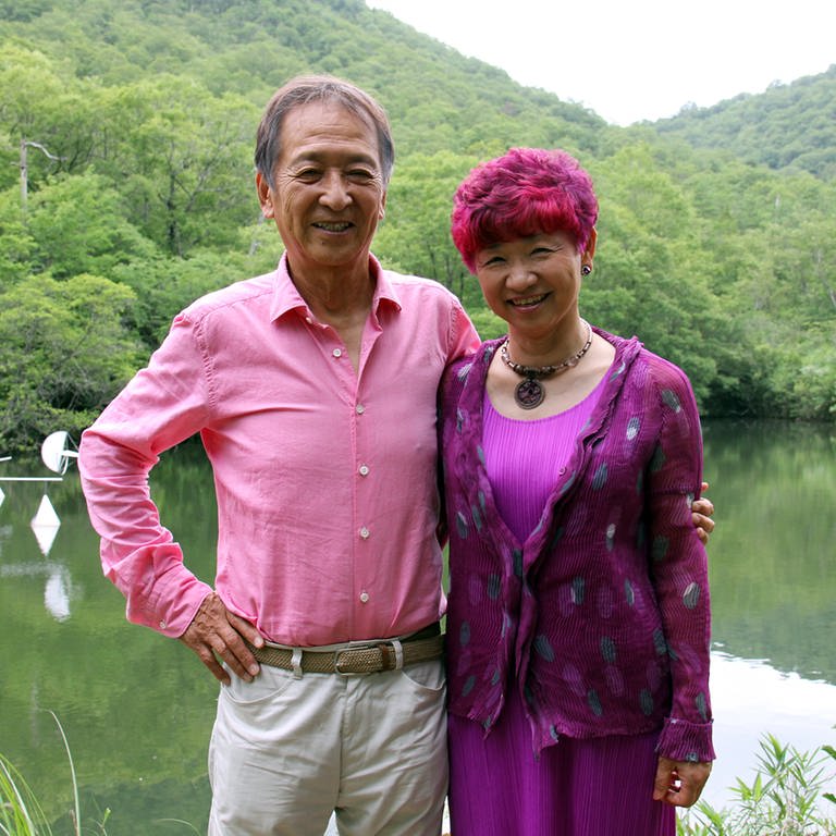 Künstler Susumu Shingu mit seiner Frau Yasuko (Foto: Pressestelle, Shizuo Takayama)