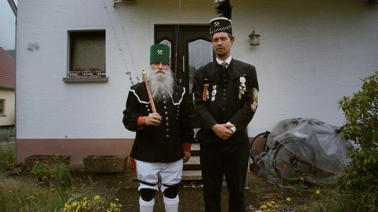 David Kirchner mit Protagonist Heinz Lauer im Saarland (Foto: SWR)