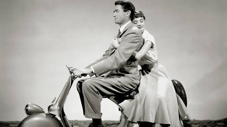 Audrey Hepburn und Gregory Peck in „Ein Herz und eine Krone“ (1953) (Foto: IMAGO, Cinema Publishers Collection)