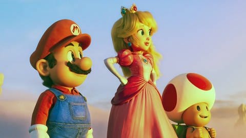 Der Super Mario Bros Film: Mario, Princess Peach und Toad