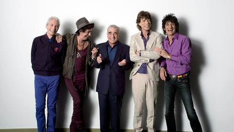 Martin Scorsese und die Rolling Stones (Foto: picture-alliance / Reportdienste, picture alliance / Everett Collection)