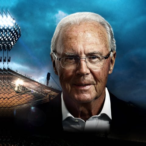 Franz Beckenbauer (Foto: ard-foto s2-intern/extern, BR/imago/picture alliance/radio tele nord/MIS/Patrick Becher/Montage: Frederic Schmidt)