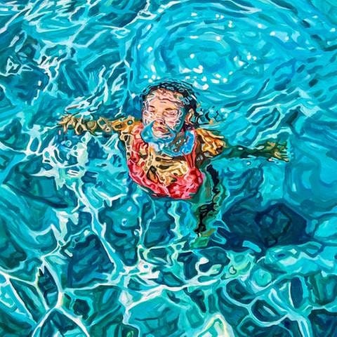 Gemälde "Das Mädchen, das unter Wasser atmen kann" von Heather Horton für die SWR2-Podcast-Serie "Die Verschiebung" von Serotonin (Foto: SWR, Serotonin - Heather Horton/Abbozzo Gallery)