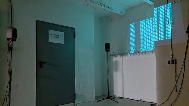 Klanginstallation "Feedback Delay Network" beim Art's Birthday 2020 im E-Werk Freiburg