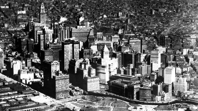 Luftaufnahme New York (ca. 1924)  (Foto: IMAGO, imago/United Archives International)