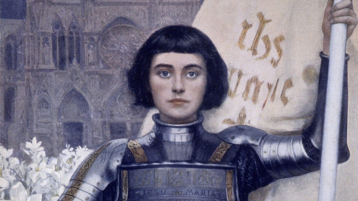 Jeanne d'Arc (1412-1431) von Albert LYNCH. Cover des Figaro Illustre, 1903 (Foto: IMAGO, KHARBINE TAPABOR)