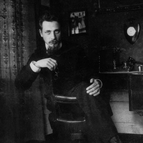 Rainer Maria Rilke im Studienzimmer